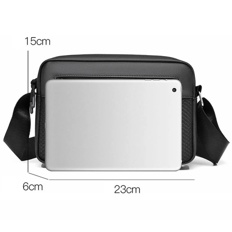 WEIXIER D839 Men Crossbody Shoulder Bag Portable Large-Capacity Bag(Black) - Image 10
