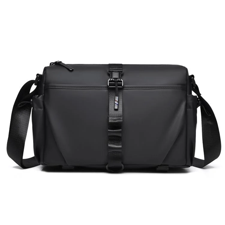 WEIXIER WD5628 Men Sling Bag Large Capacity Chest Pack With Magnetic Buckle, Expandable Bottom For Tripod(Black)