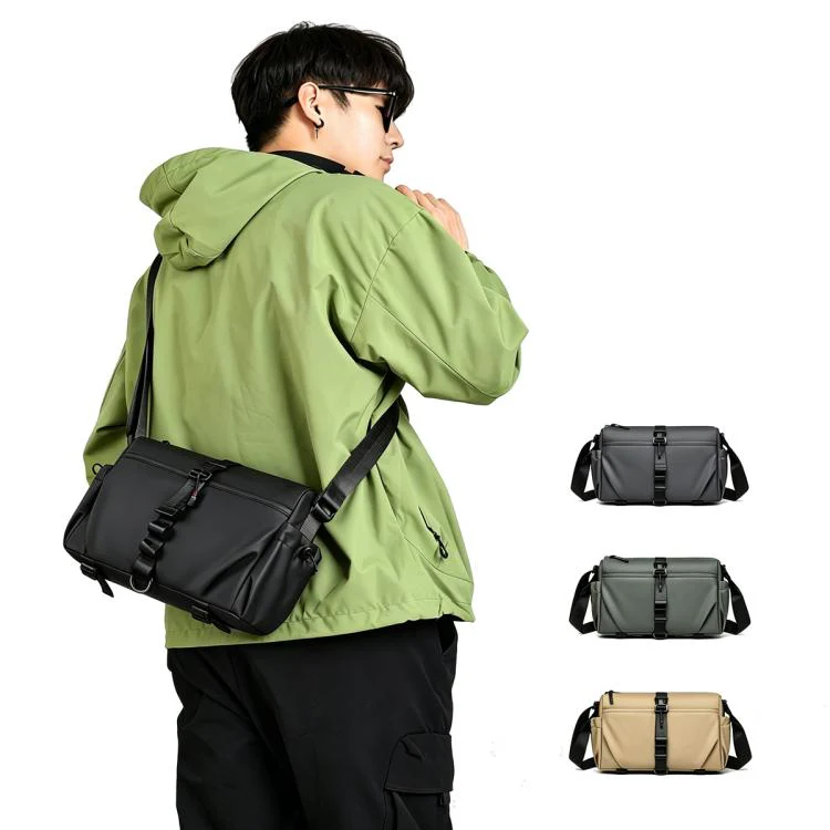 WEIXIER WD5628 Men Sling Bag Large Capacity Chest Pack With Magnetic Buckle, Expandable Bottom For Tripod(Gray) - Image 2