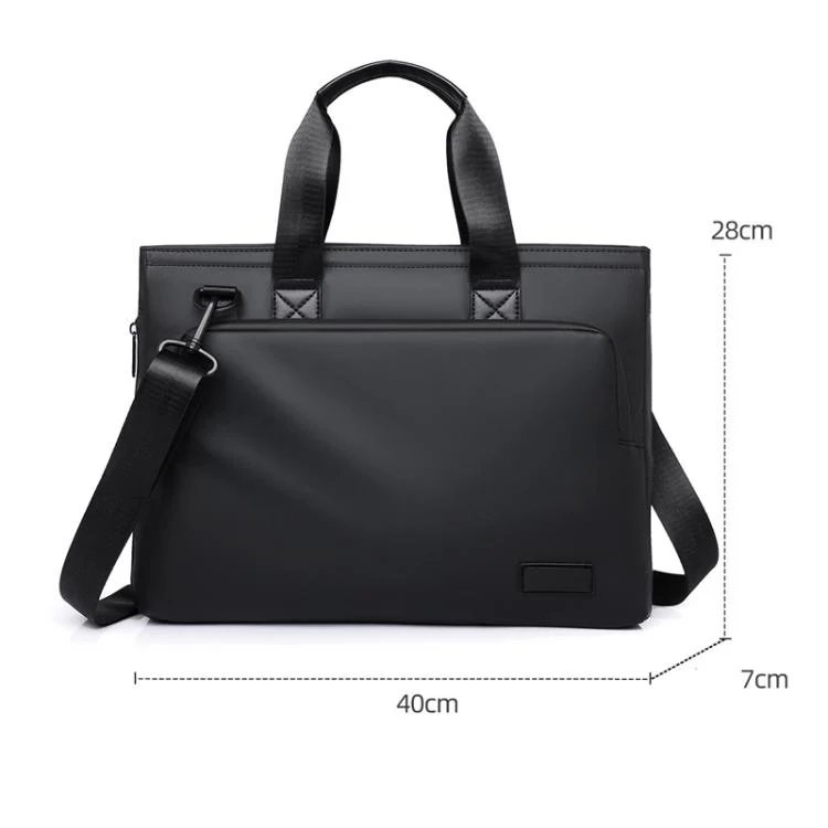 WEIXIER  WD5667 Expandable Laptop Briefcase for Men 15.6 Inch Water Resistant Business Messenger Bag(Black) - Image 10