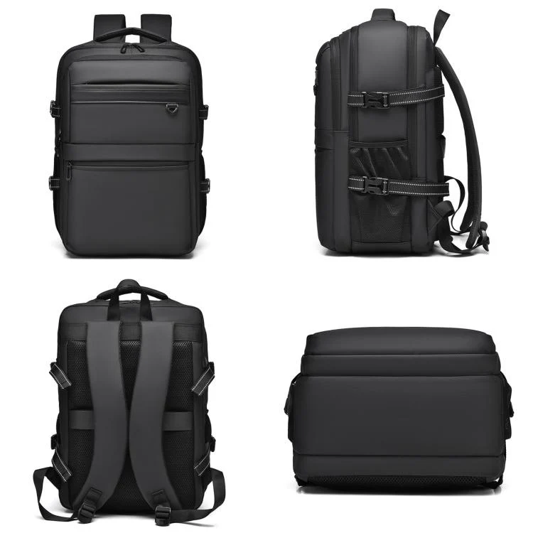 WEIXIRE B929 Men Business Backpack for Short Trips Lightweight Large-Capacity Laptop Bag(Black) - Image 11