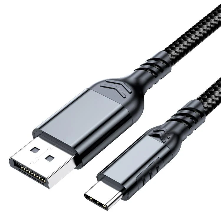 WG226 16K Ultra HD Type-C to DP 2.1 Display Cable Thunderbolt Adapter Cable No Logo, Length:1.8m(Black) - Image 3