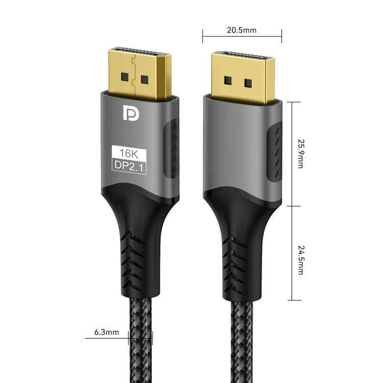WG230 8K 120Hz DP2.1 to DP2.1 High Bandwidth High Refresh Rate Video Cable, Length:2m - Image 3