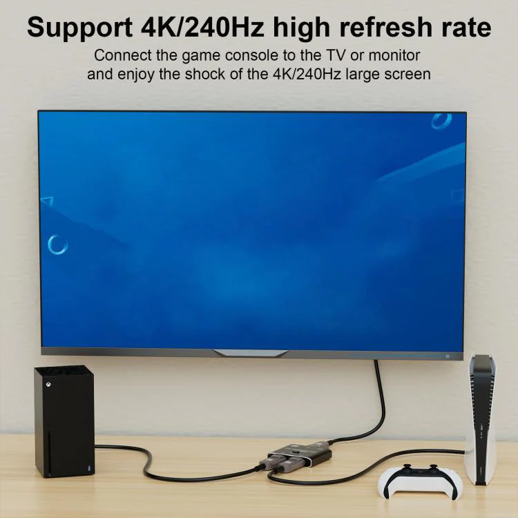 WG234 2 In 1 Outt DP 16K Bi-Direction Switcher Ultra-HD Video Converter - Image 7