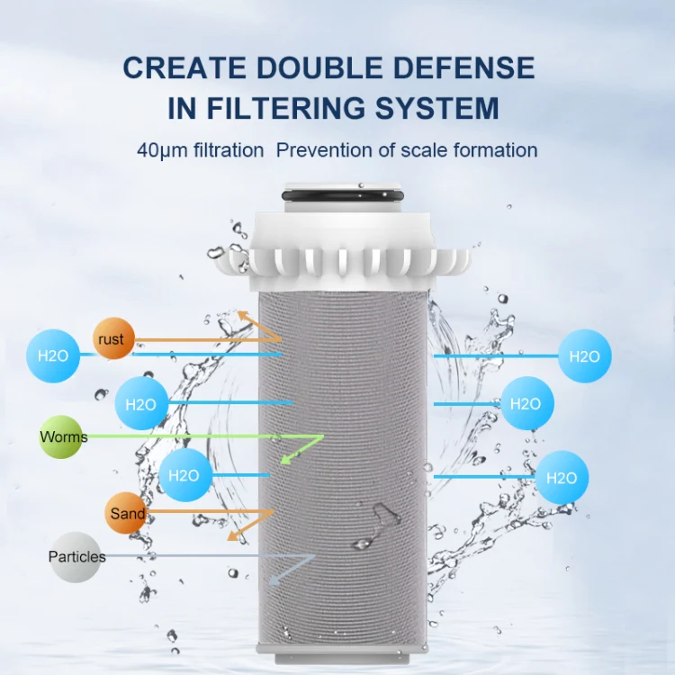WHEELTON WHT-P003 Home Water Purifier Toilet Front Decomposition Limescale Filter - Image 4