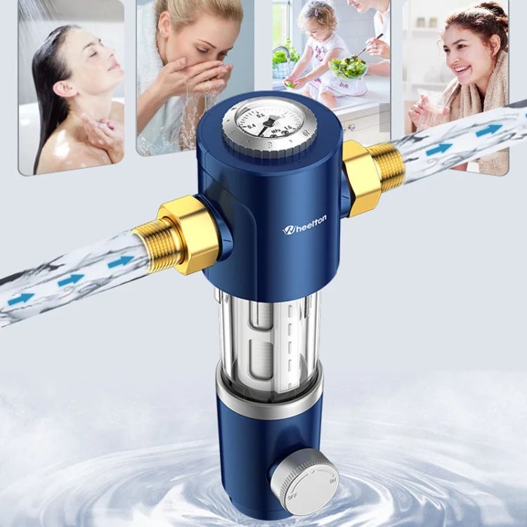 WHEELTON WHT-P0038 Home Whole House High Flow Pre-filter Automatic Rotating Central Water Purifier - Image 13