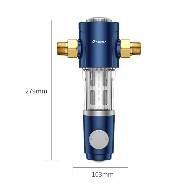 WHEELTON WHT-P0038 Home Whole House High Flow Pre-filter Automatic Rotating Central Water Purifier - Image 2