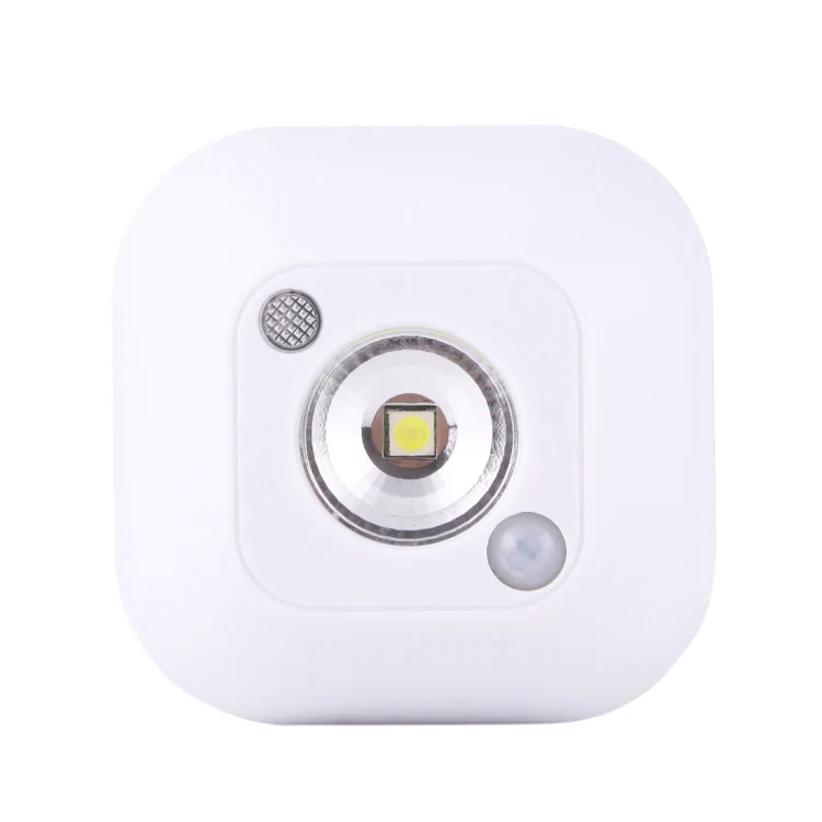 White Light Mini Human Body Motion Induction Ceiling Night Light , Porch Wall Lamps for Cabinets / Bedroom / Bathroom / Living Room, Sensor Distance: 2-3m(White) - Image 2