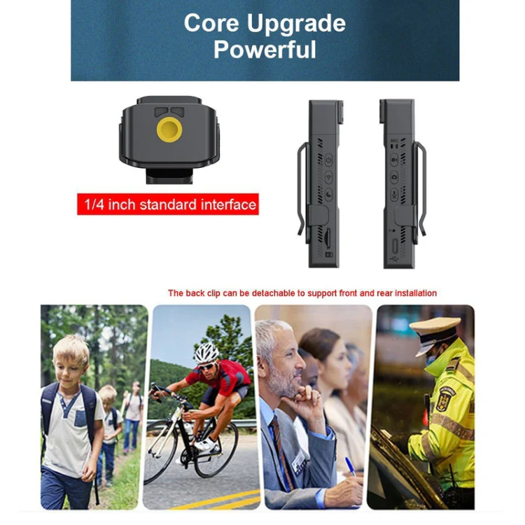 WIFI HD Night Vision Chest-Worn Work Recorder Cycling Camera, Model: L13+16G TF Card - Image 6