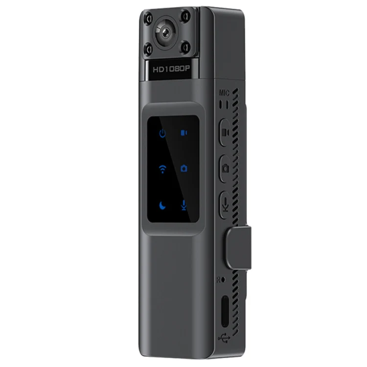 WIFI HD Night Vision Chest-Worn Work Recorder Cycling Camera, Model: L13+16G TF Card+Bracket