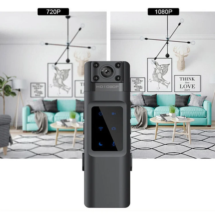 WIFI HD Night Vision Chest-Worn Work Recorder Cycling Camera, Model: L13+64G TF Card+Bracket - Image 7