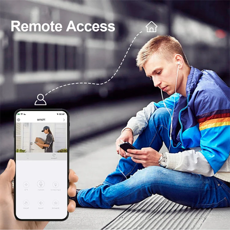 WiFi Tuya Smart Version HD Low Power Consumption Battery Camera, EU Plug, Memory Card:64GB(Grey) - Image 13