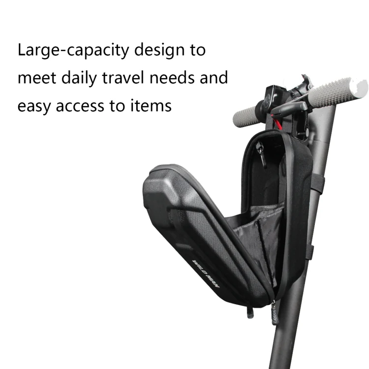 WILD MAN TS8 EVA Hard Shell Scooter Head Bag, Size: L(Black) - Image 4