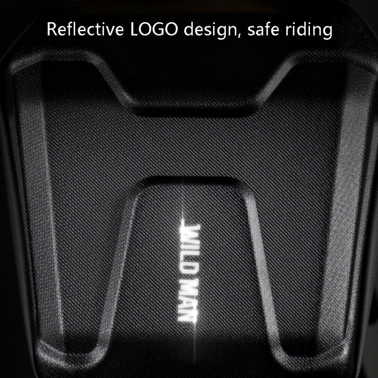 Wild Man Ts9 For Scooter / Bicycle Universal Waterproof Pu + Eva Hard Shell Front Bag with Reflective Warning, Capacity: 2.5l - Image 7