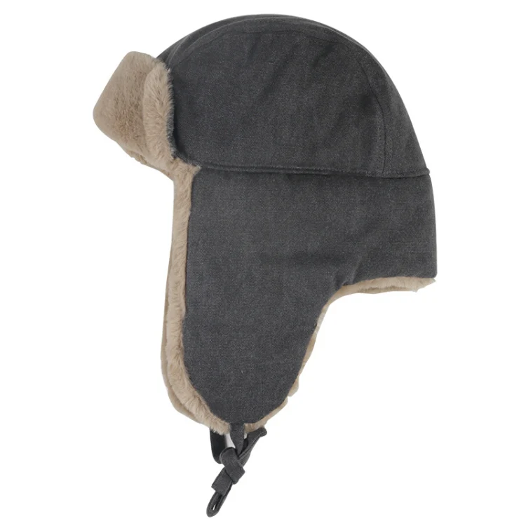 Windproof Padded Thickened Snow Hat Cold Protective Ear Hat, Size: One Size(Khaki) - Image 3