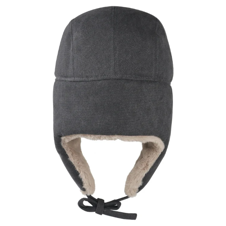 Windproof Padded Thickened Snow Hat Cold Protective Ear Hat, Size: One Size(Khaki) - Image 4
