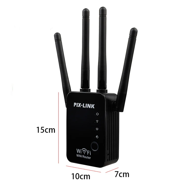Wireless Smart WiFi Router Repeater with 4 WiFi Antennas, Plug Specification:EU Plug(White) - Image 3