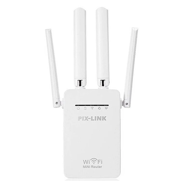 Wireless Smart WiFi Router Repeater with 4 WiFi Antennas, Plug Specification:US Plug(White) - Image 2