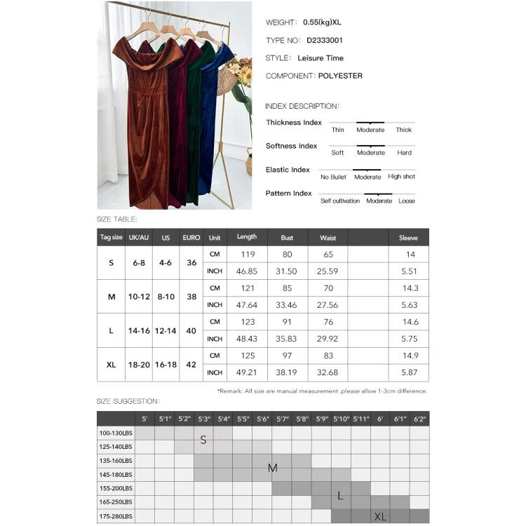 Women Elegant Slim-Fit One Shoulder Velvet Dress, Size:S(Navy Blue) - Image 6