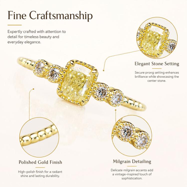 Women Geometric Square Inlaid Cubic Zirconia Ring, Size:No.6 - Image 6