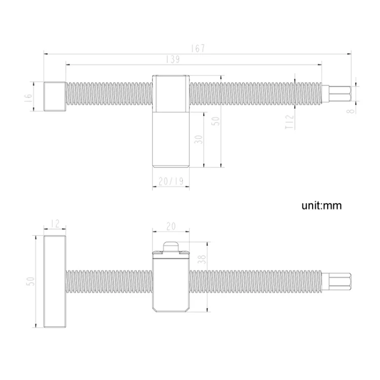 Woodworking Adjustable Desktop Clip Vise Dowel Fast Fixed Clip Clamp Tool, Model: 19mm + 2 Table Clamp - Image 4