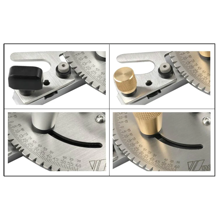 Woodworking Pusher Slide Ruler Woodworking Table Saw Measuring Tool, Style:Single Tenon - Image 3