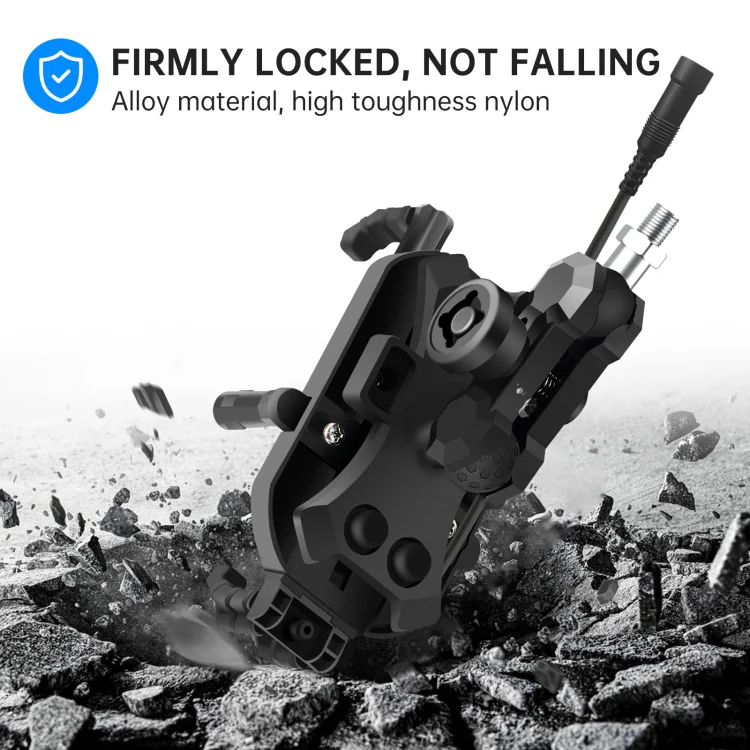 WUPP ZH-1848B1 15W Motorcycle Wireless Fast Charging Phone Navigation Holder, Style:M8 Ball Joint - Image 4