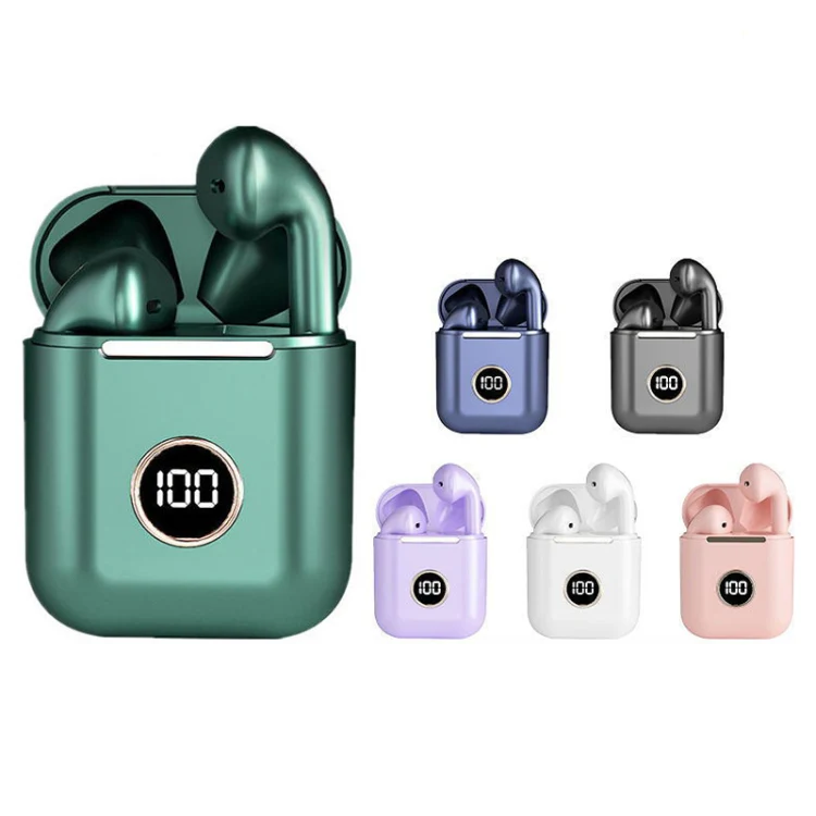 X1 TWS  LED Digital Display Wireless Noise Reduction Sport Bluetooth Headphone(Purple) - Image 2