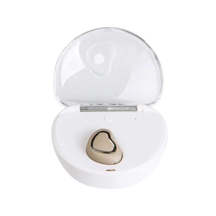 X7 Bluetooth 4.1 Mini Invisible Wireless Sports Bluetooth Earphone with Charging Box (Flesh Color) - Image 2