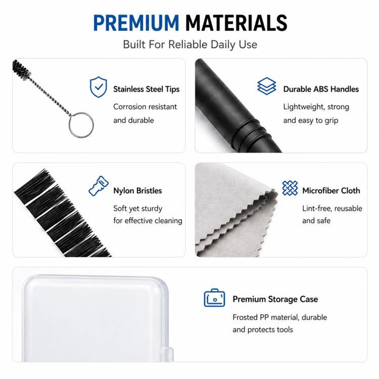 XDcase 8 in 1 Hearing Aid Cleaning Tools Kit - Image 5