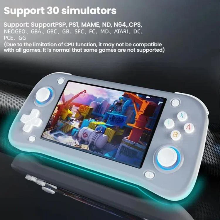 XF43 Retro Handheld Game Console Open Source 4.3 Inch Large Screen Gaming Video Players Console 128G(Black) - Image 4