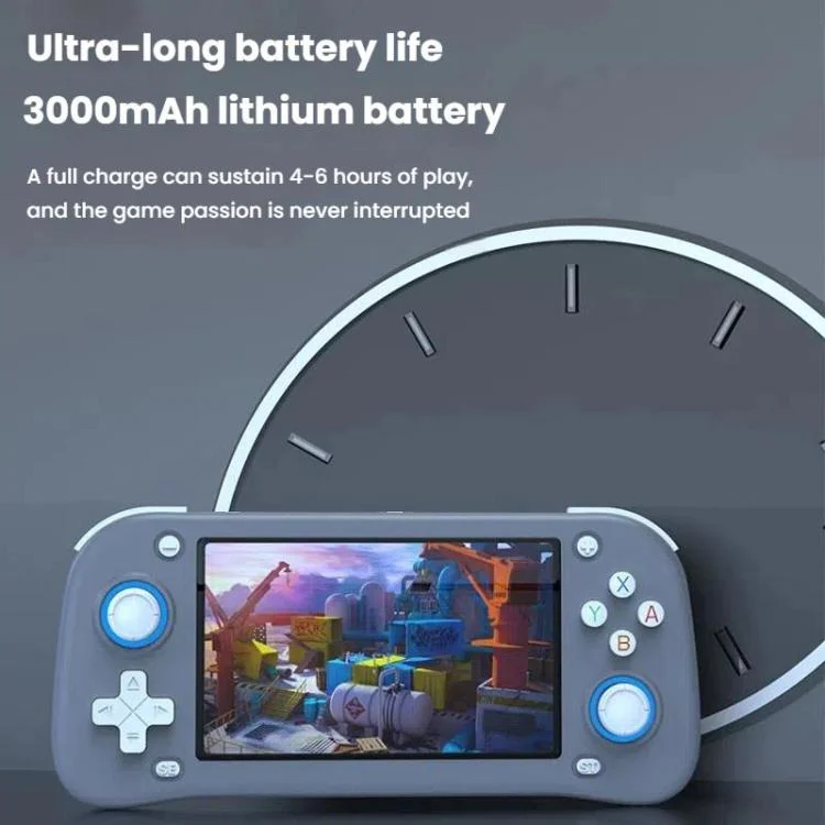 XF43 Retro Handheld Game Console Open Source 4.3 Inch Large Screen Gaming Video Players Console 128G(Black) - Image 6