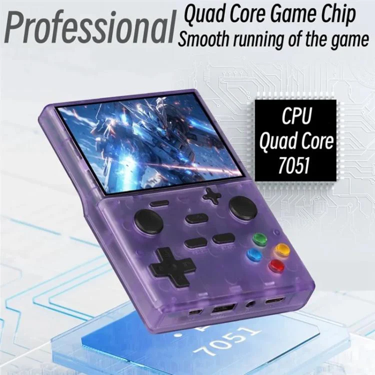 XGB35 3.5-inch IPS HD Handheld Retro Game Console Supports 10 Emulators, Memory:8G+64G(White) - Image 2
