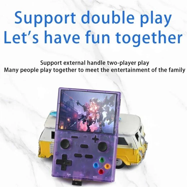 XGB35 3.5-inch IPS HD Handheld Retro Game Console Supports 10 Emulators, Memory:8G(Black) - Image 3