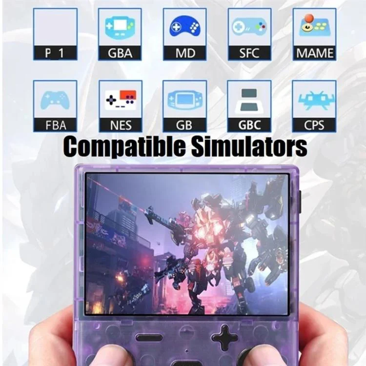 XGB35 3.5-inch IPS HD Handheld Retro Game Console Supports 10 Emulators, Memory:8G(Black) - Image 5