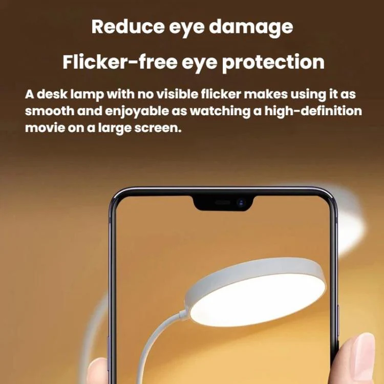 Xiajule Portable Clip On Desk Lamp Night Light, Eye Protection High CRI Reading Lamp, Spec: Rechargeable - Image 7
