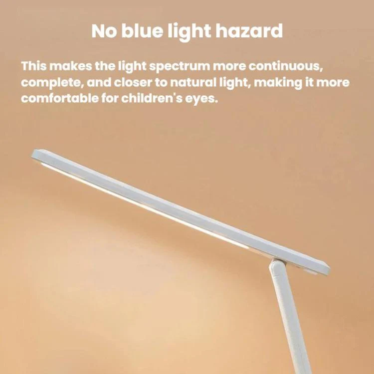 Xiajule Three-Color Temperature LED Folding Eye-Caring Desk Lamp, USB Stepless Dimmable Reading Light For Bedroom Dormitory, Spec: Rechargeable 1200mAh - Image 5