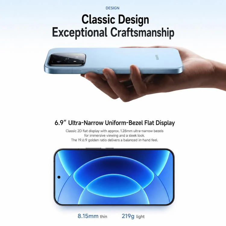 Xiaomi 17 Max, 12GB+512GB, 3D Ultrasonic Fingerprint, 6.9 inch Xiaomi HyperOS 3 Snapdragon 8 Elite Gen 5 Octa Core, NFC, Network: 5G (Black) - Image 6
