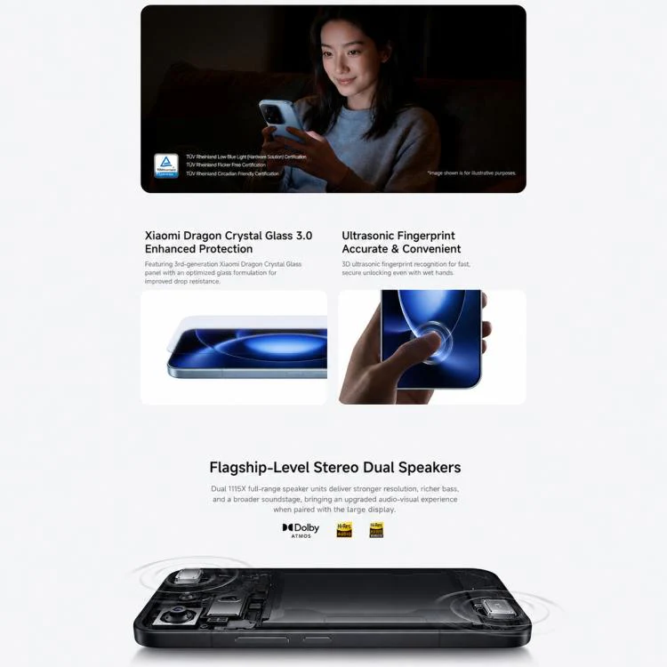 Xiaomi 17 Max, 16GB+256GB, 3D Ultrasonic Fingerprint, 6.9 inch Xiaomi HyperOS 3 Snapdragon 8 Elite Gen 5 Octa Core, NFC, Network: 5G (Blue) - Image 10