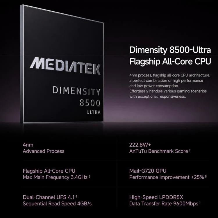 Xiaomi 17T, 12GB+256GB, Screen Fingerprint, 6.59 inch Xiaomi HyperOS 3 Dimensity 8500-Ultra Octa-Core, NFC, Network: 5G (Black) - Image 19
