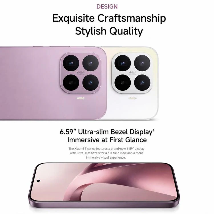 Xiaomi 17T, 12GB+512GB, Screen Fingerprint, 6.59 inch Xiaomi HyperOS 3 Dimensity 8500-Ultra Octa-Core, NFC, Network: 5G (Purple) - Image 4