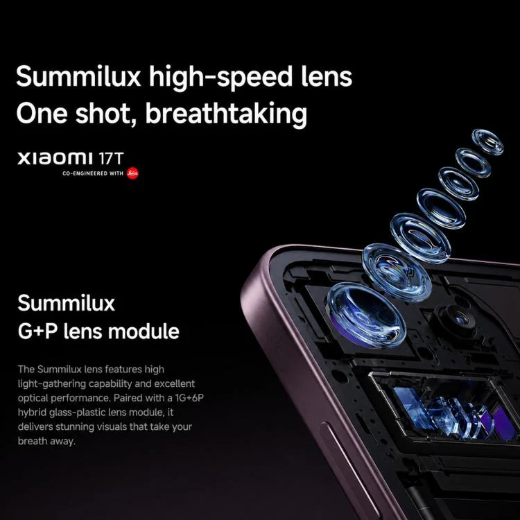 Xiaomi 17T, 12GB+512GB, Screen Fingerprint, 6.59 inch Xiaomi HyperOS 3 Dimensity 8500-Ultra Octa-Core, NFC, Network: 5G (Purple) - Image 8