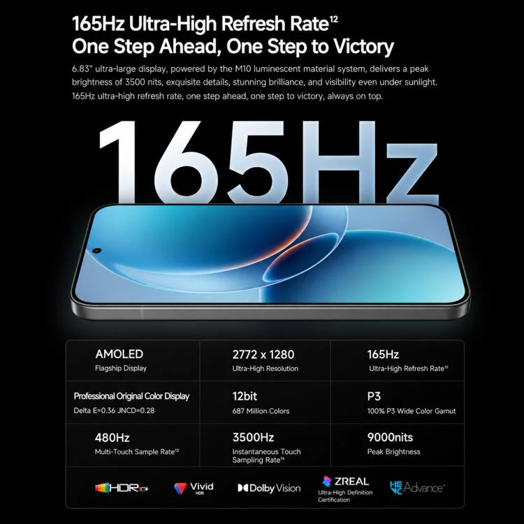 Xiaomi Redmi K90 Ultra, 16GB+256GB, 6.83 inch Xiaomi HyperOS 3 Snapdragon 8 Elite Octa Core, NFC, Network: 5G (Black) - Image 10