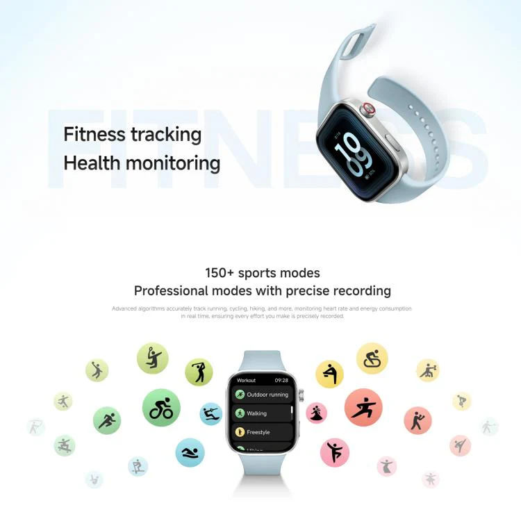 Xiaomi Redmi Watch 6, 2.07 inch AMOLED Screen 5ATM Waterproof, Support Heart Rate / Blood Oxygen Monitor(Black) - Image 10