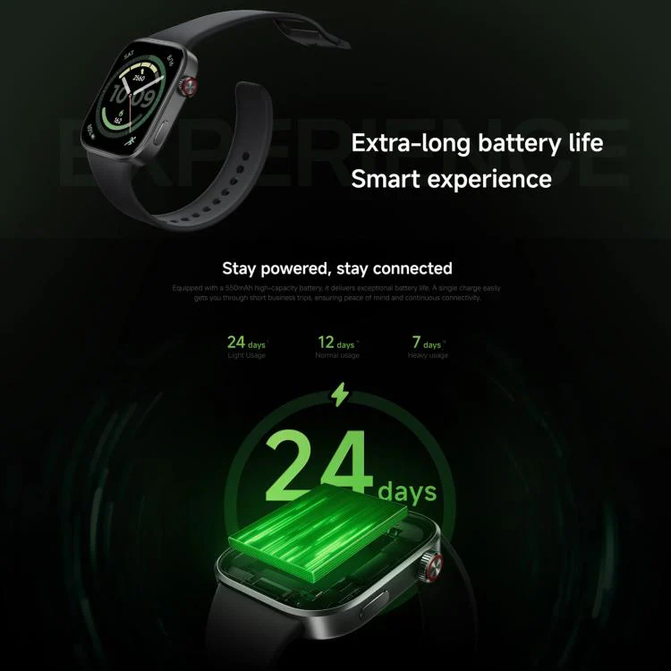 Xiaomi Redmi Watch 6, 2.07 inch AMOLED Screen 5ATM Waterproof, Support Heart Rate / Blood Oxygen Monitor(Black) - Image 7