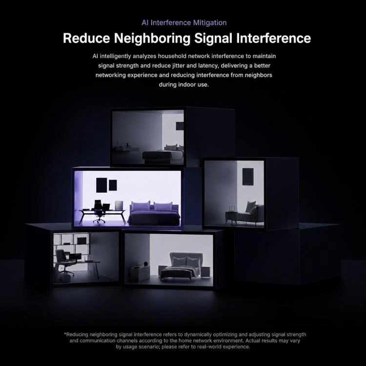 Xiaomi Router BE10000 Pro WiFi 7 AI Hub 10GE x 2, 2.5G x 4, US Plug(Tarnish) - Image 11