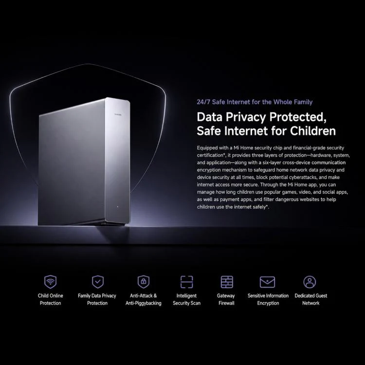 Xiaomi Router BE10000 Pro WiFi 7 AI Hub 10GE x 2, 2.5G x 4, US Plug(Tarnish) - Image 18