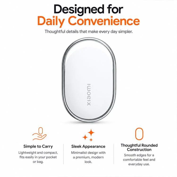 Xiaomi Tag Wireless Smart Tracker Positioning Anti-lost Device(White) - Image 9