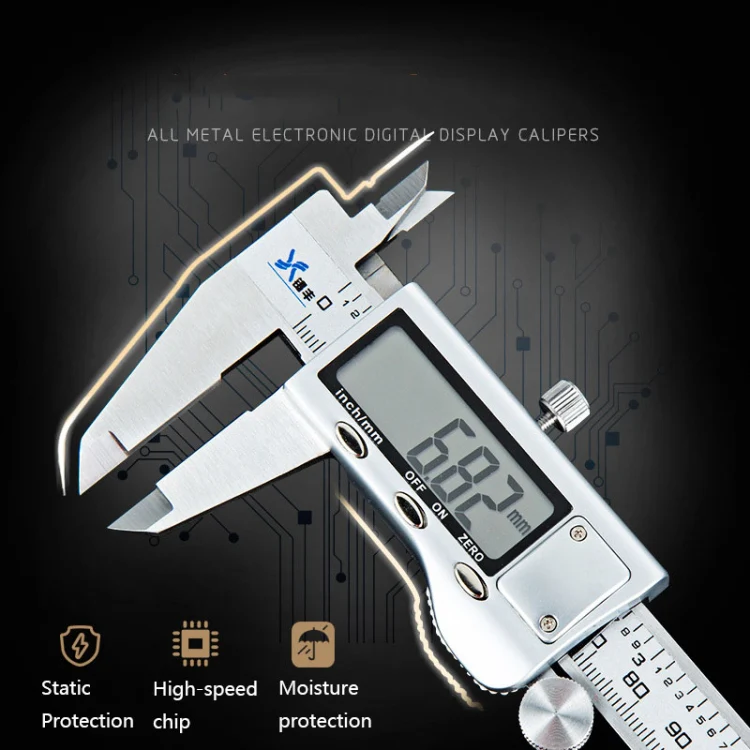 XIFENG Stainless Steel Digital Display Electronic Vernier Caliper, Specification: 0-200mm - Image 6