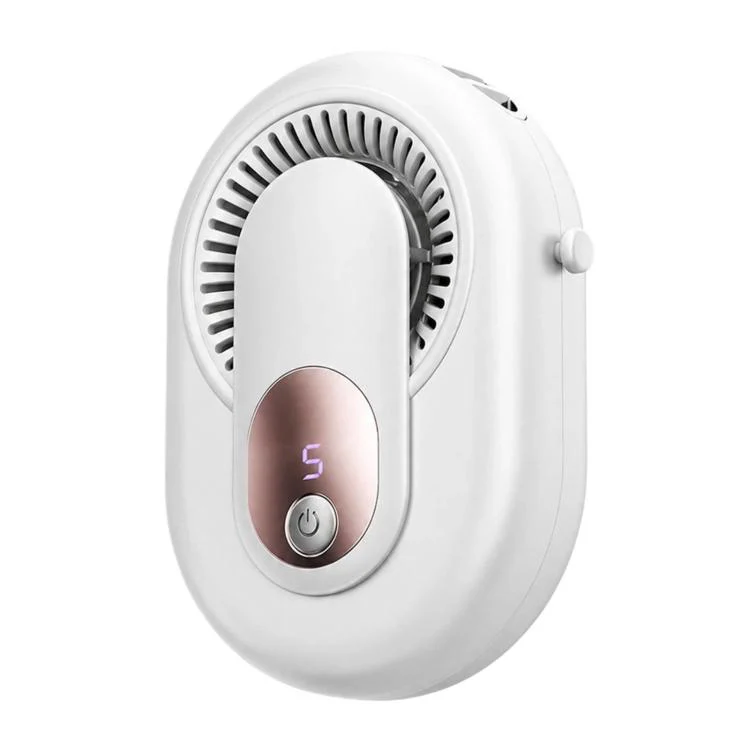 Y10 Portable Waist Fan With Power Display Rechargeable Neck Fan For Outdoor Use(White) - Image 2